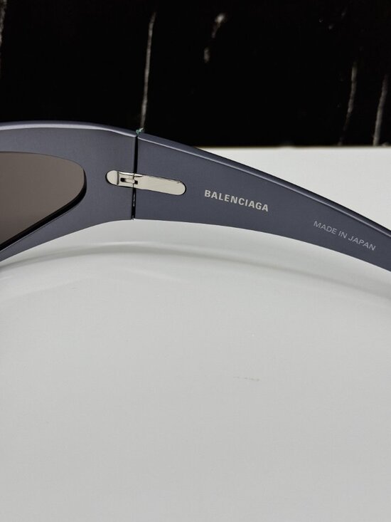 NEW BALENCIAGA BB0290S 002 GRAY UNISEX SUNGLASSES BALENCIAGA EYEWEAR